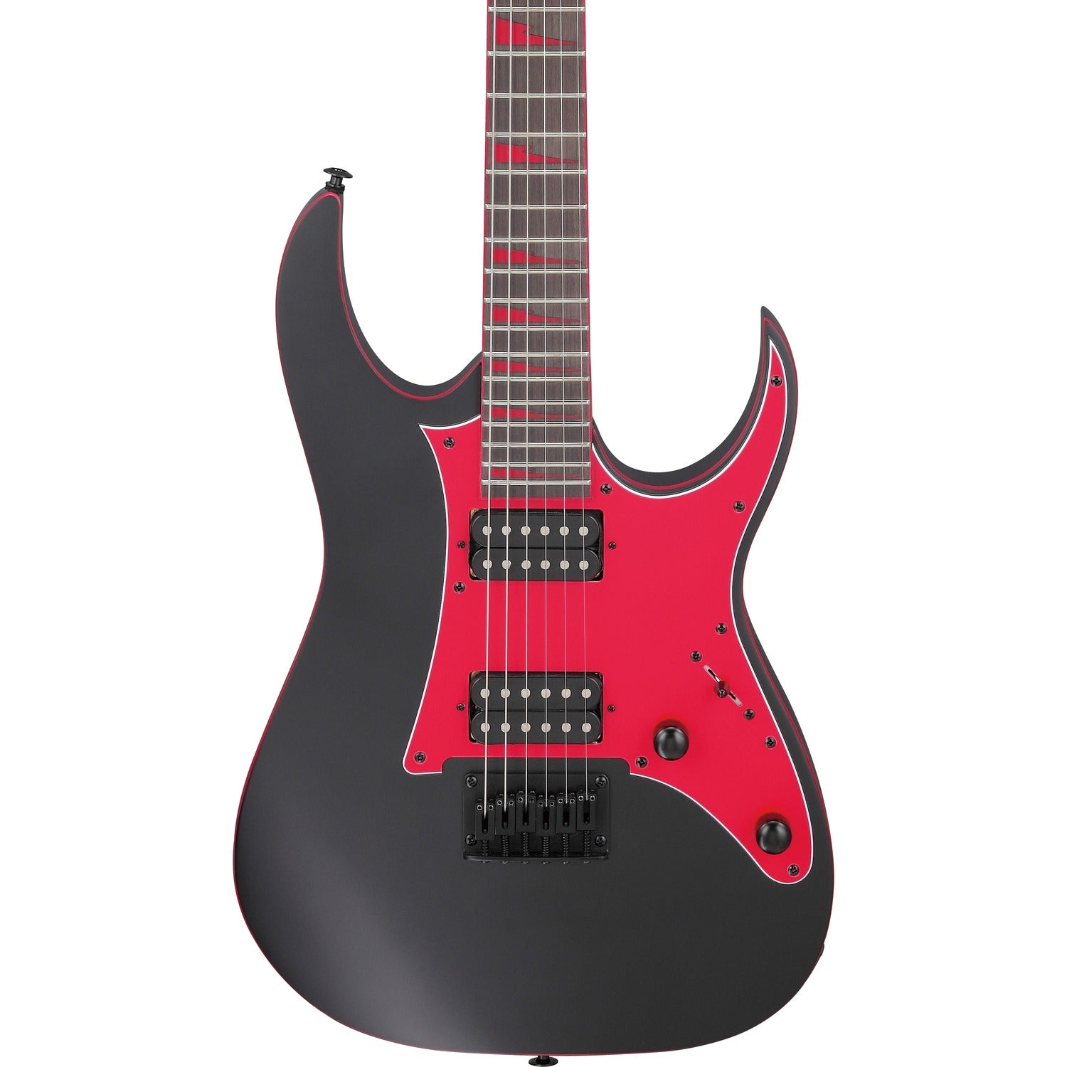 Ibanez GRG131DX RG Gio Series 6-String Electric Guitar- Black Flat
