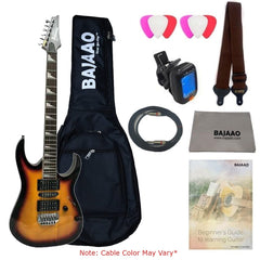 Ibanez GRG170DX RG Gio Series Double Cutaway 6 String Electric Guitar With Gigbag, Polishing Cloth, Picks, Strap, Cable, Tuner & Ebook