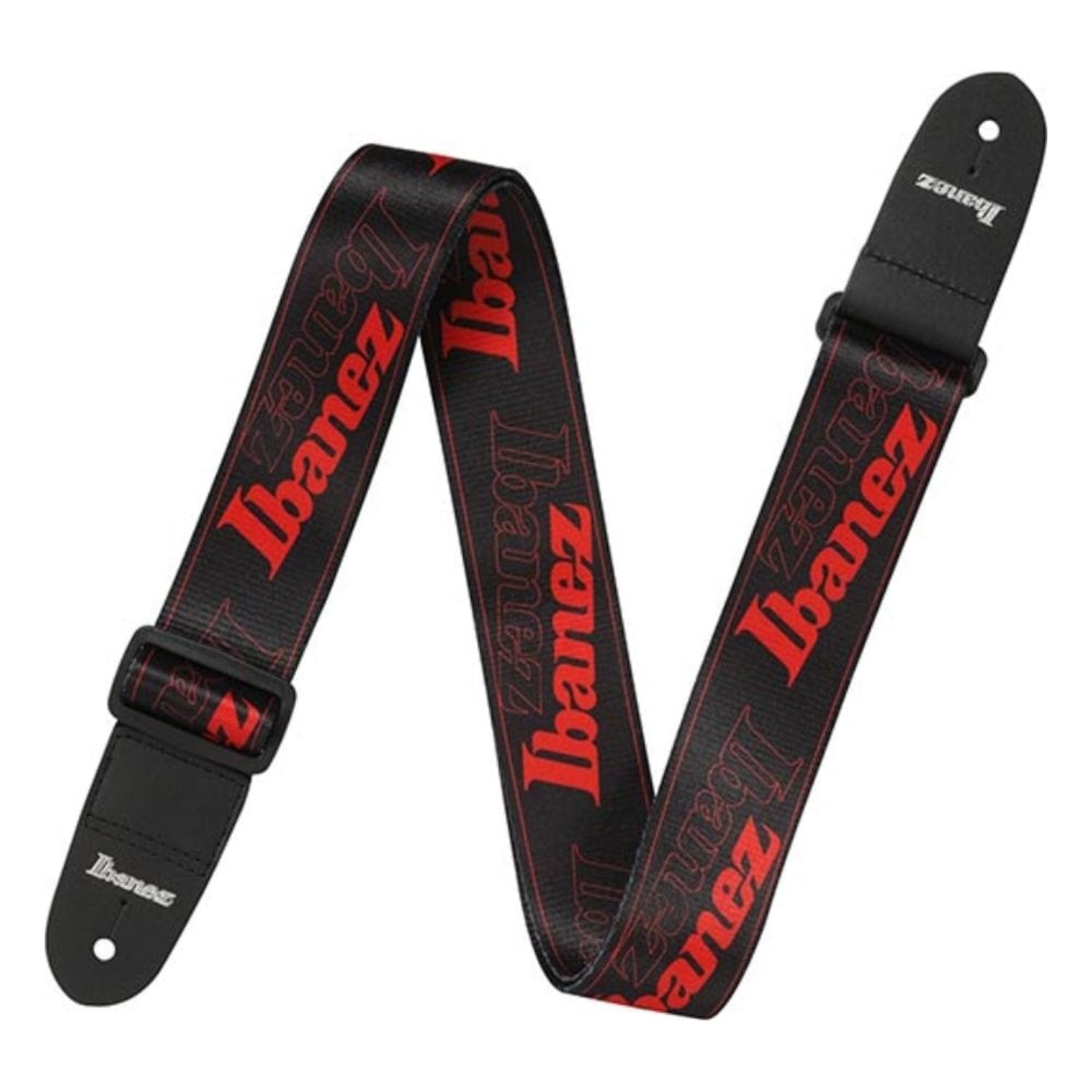 ibanez guitar straps red ibanez gsd50 logo nylon guitar strap #design_red
