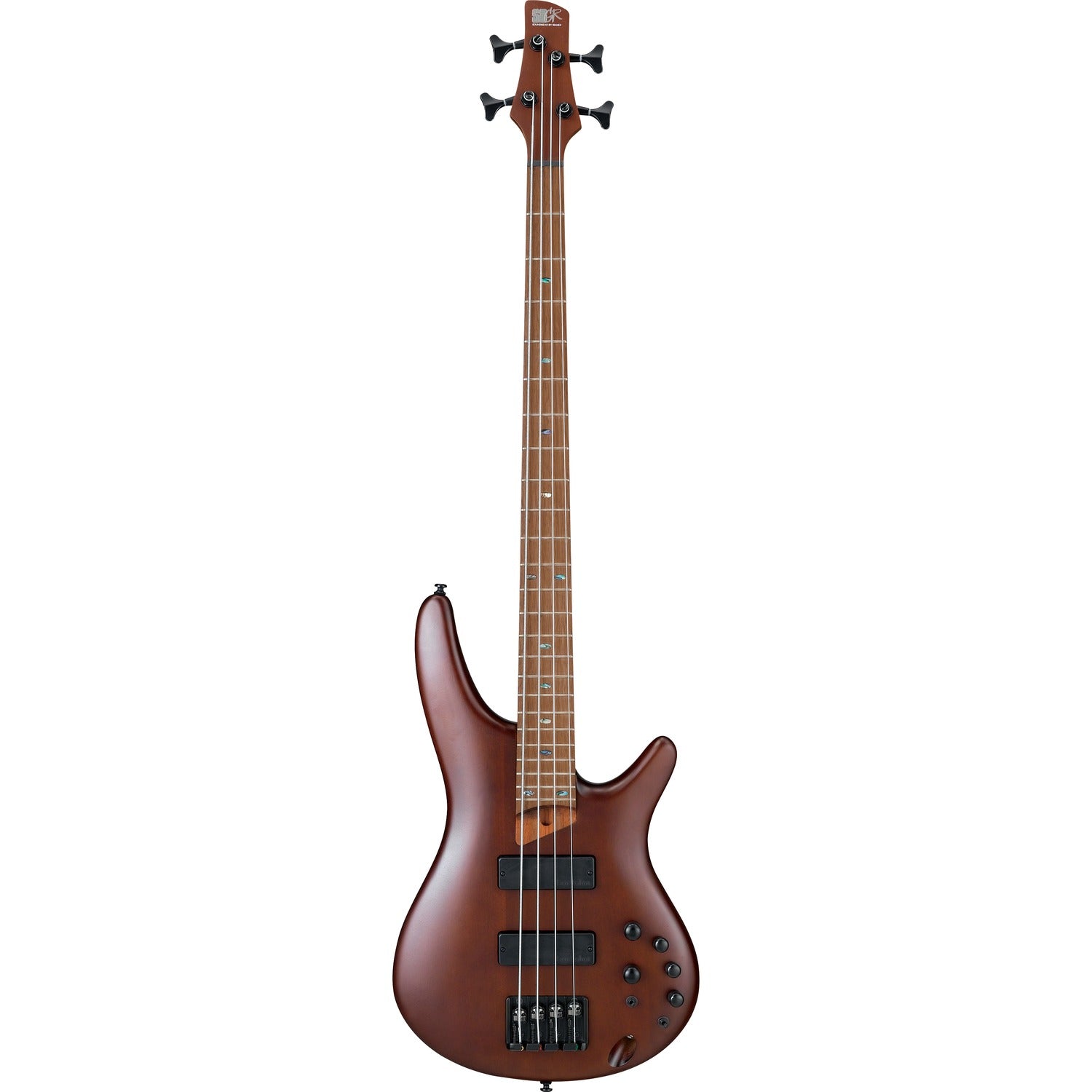 Ibanez SR Standard Series SR500E 4-String Electric Bass Guitar- Brown Mahogany