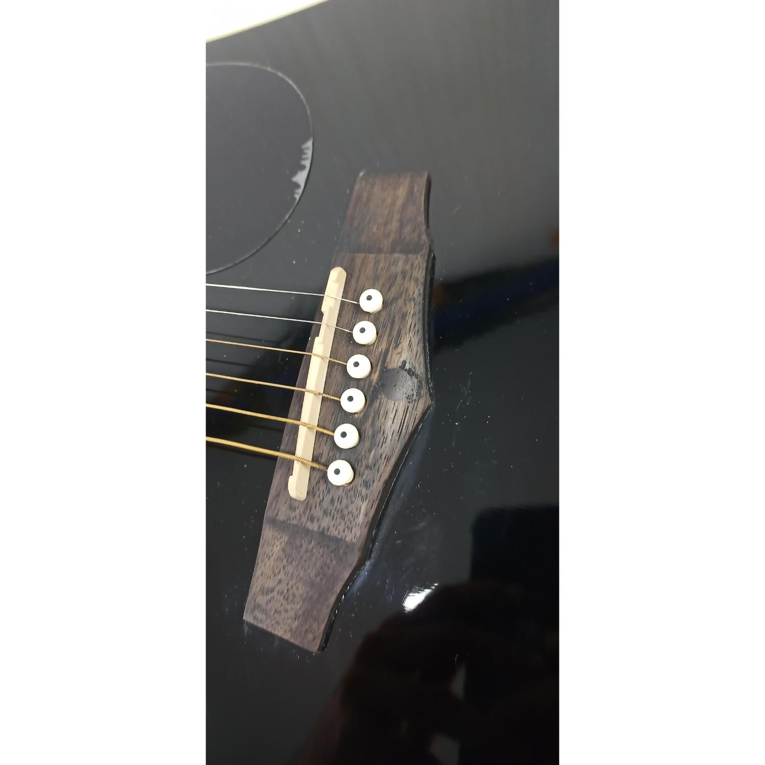 Ibanez PF15 Acoustic Guitar - Black - Open Box B Stock