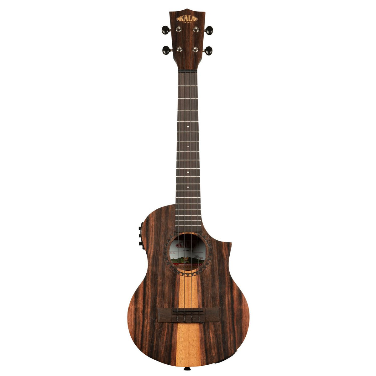 Kala KA-AM-T-CE Amara Tri-Top Tenor Ukulele with Cutaway & EQ