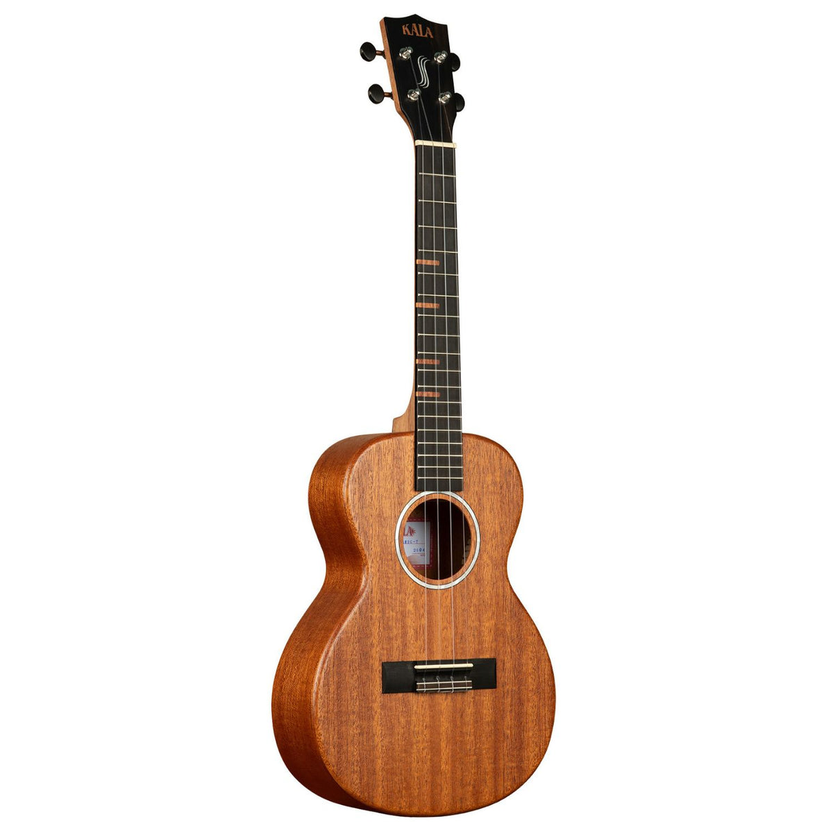 Kala KA-WF-AMHG-T All Solid Mahogany & Flame Maple Waterfall Tenor Ukulele with Gig Bag