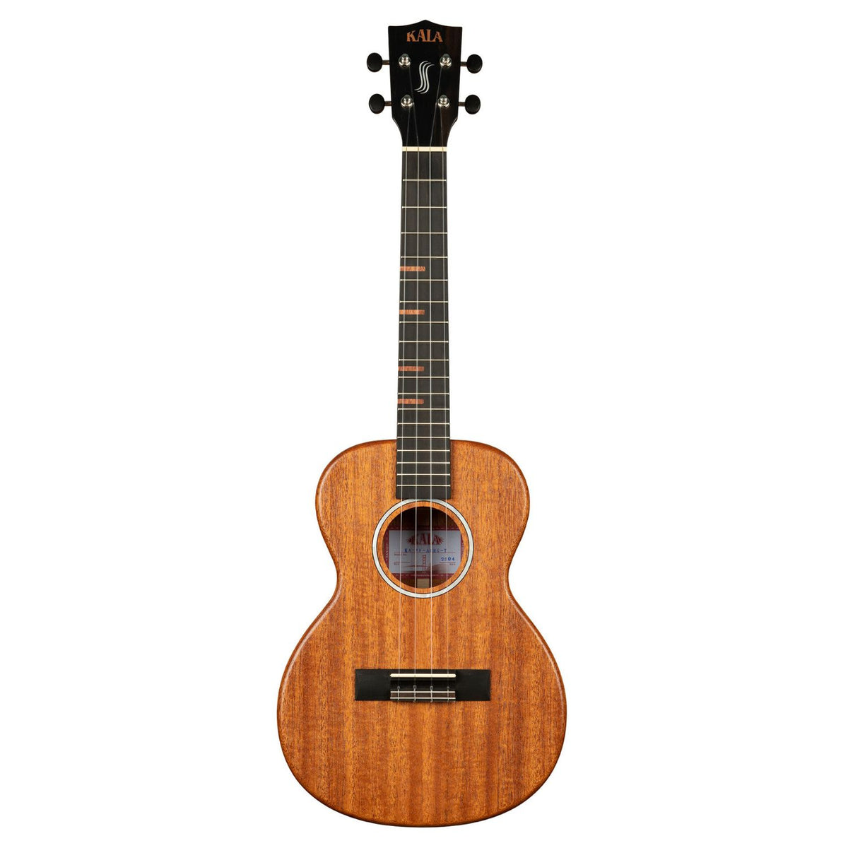 Kala KA-WF-AMHG-T All Solid Mahogany & Flame Maple Waterfall Tenor Ukulele with Gig Bag