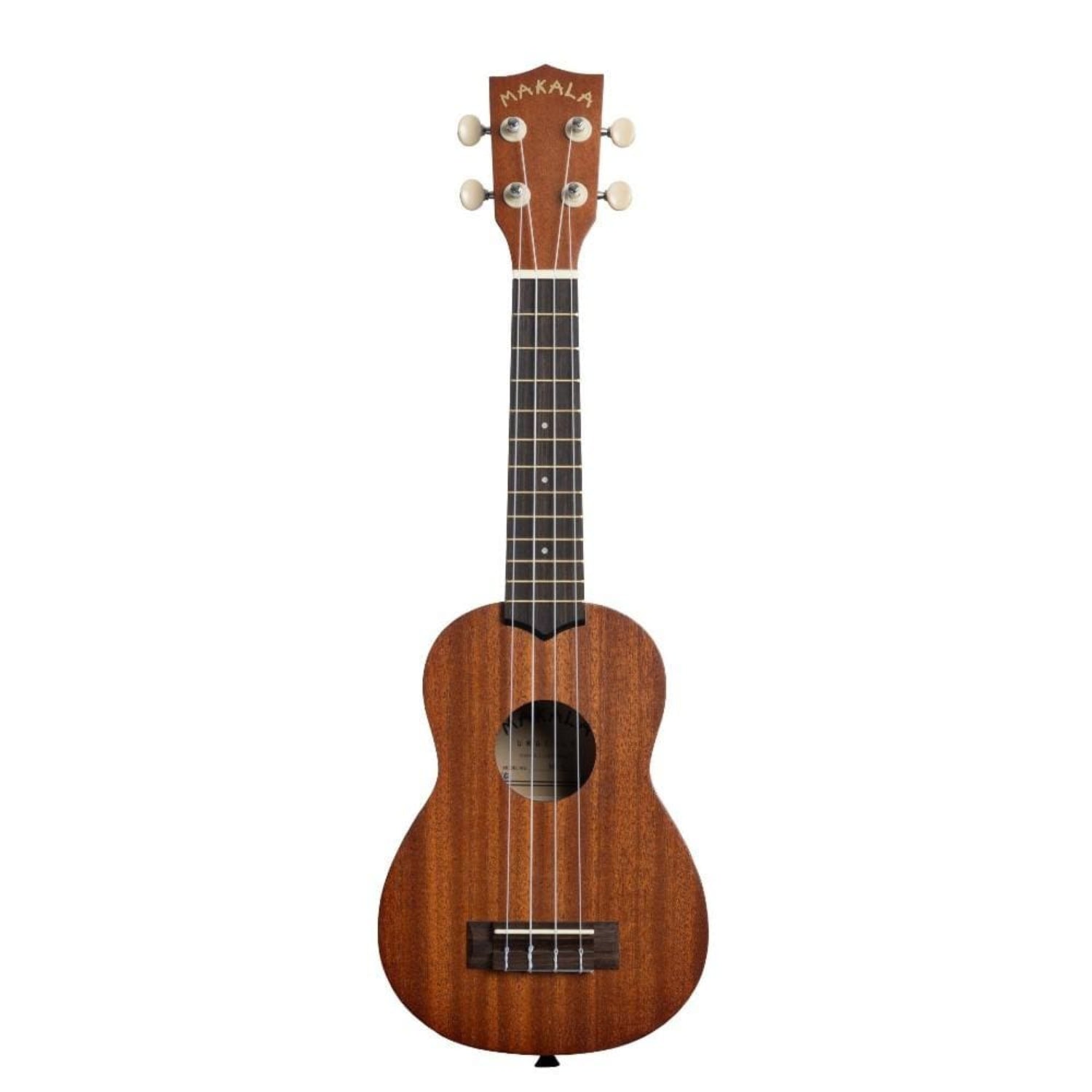 Kala Ukulele Bundles Kala Makala MK-S Soprano Ukulele With Bajaao UB-S Gig Bag