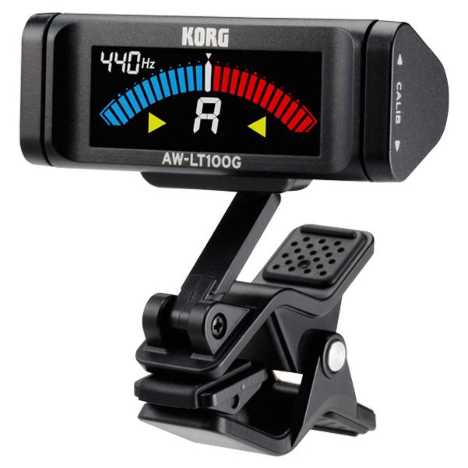 korg tuners korg aw-lt100 clip on tuner for guitar and bass