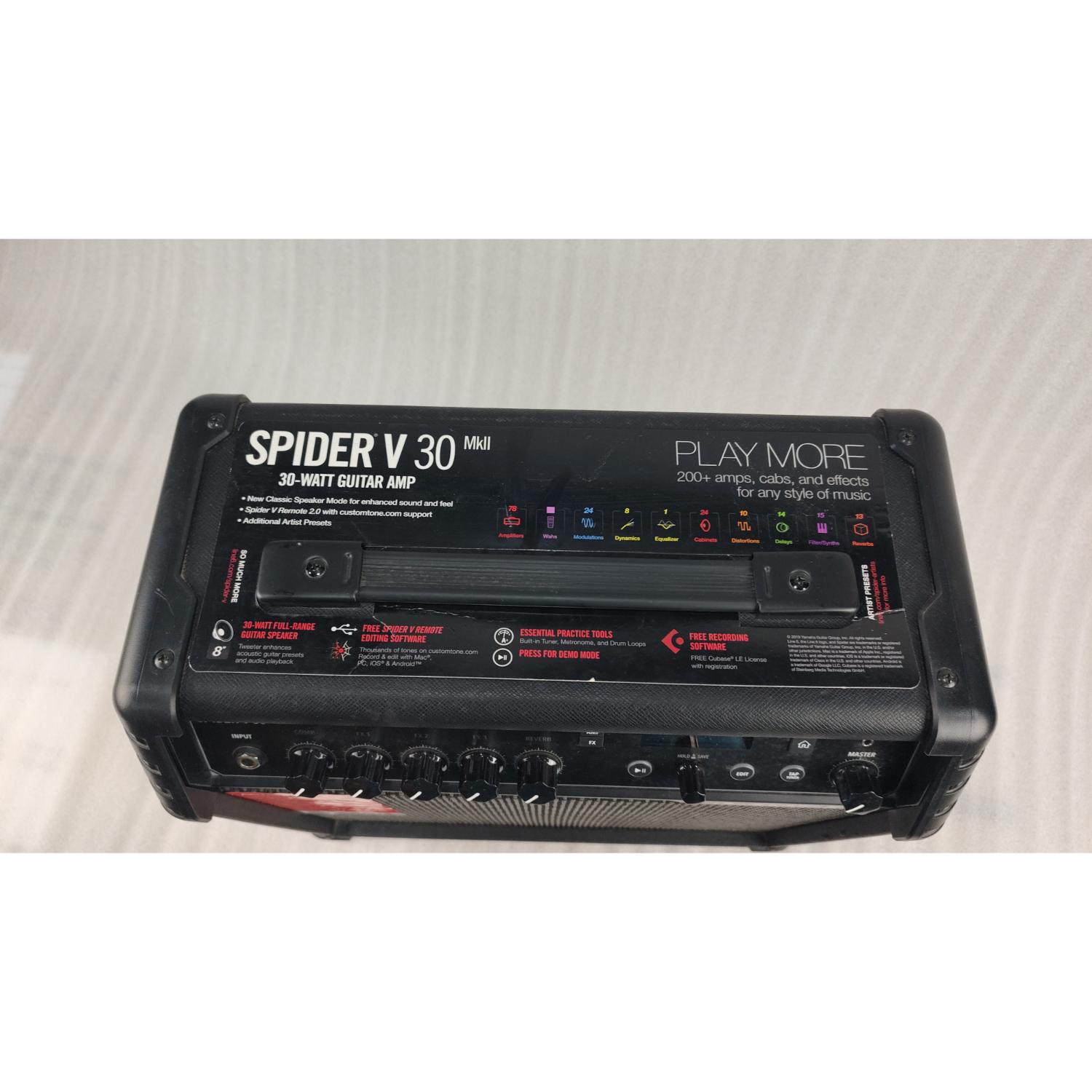 Line 6 Spider V 30W MKII Series Modeling Combo Guitar Amplifier - Open Box