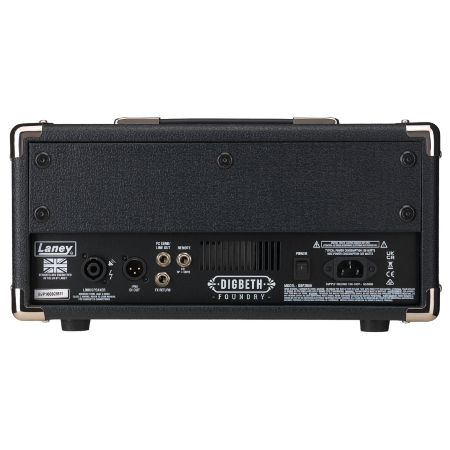 Laney DBF200H Digbeth 200W Bass Amp Head
