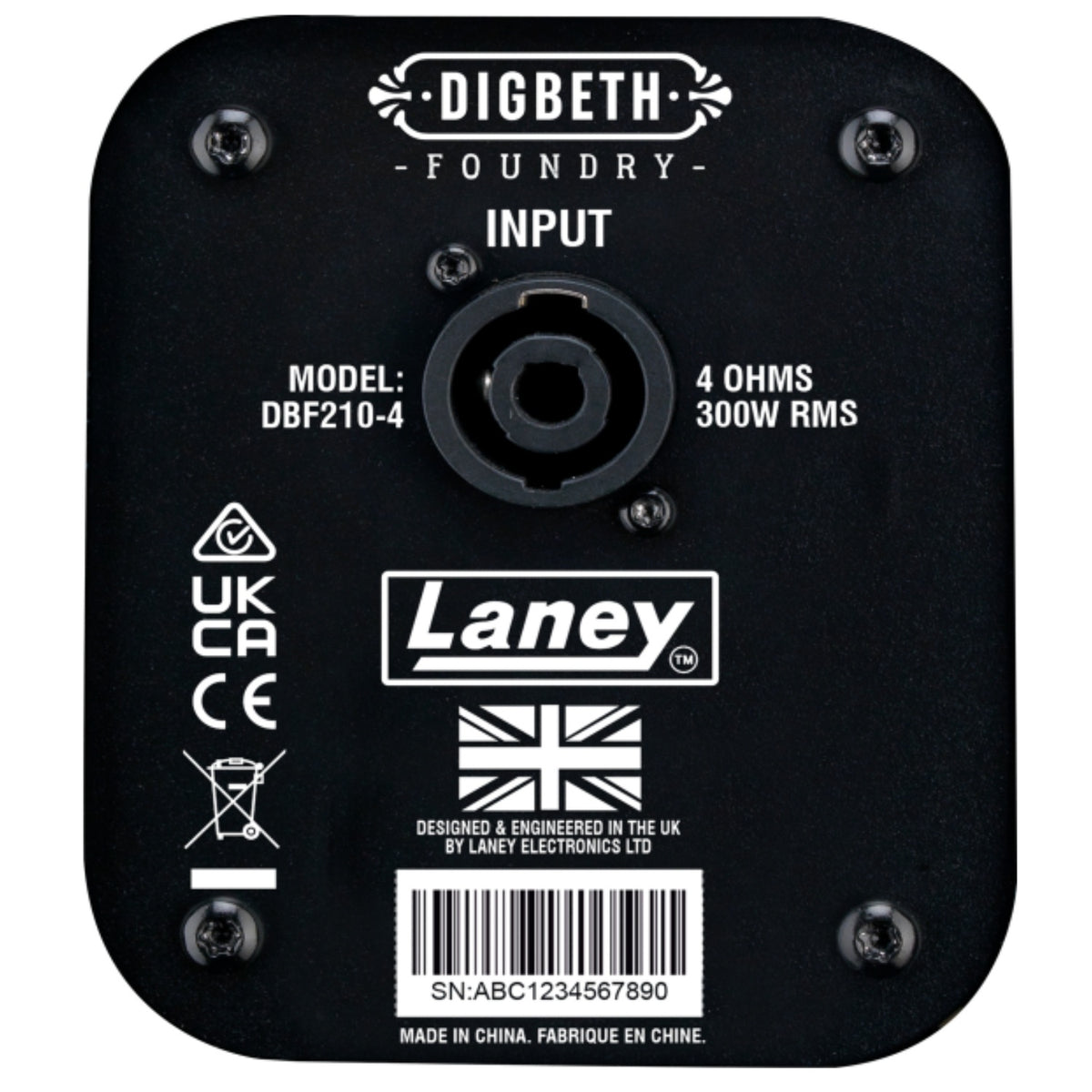 Laney Digbeth DBF210-4 300W 2x10-inch Bass Amplifier Cabinets
