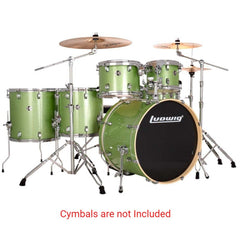 Ludwig Evolution 6-Piece Acoustic Drum Kit with Hardware & Throne