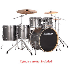 Ludwig Evolution 6-Piece Acoustic Drum Kit with Hardware & Throne