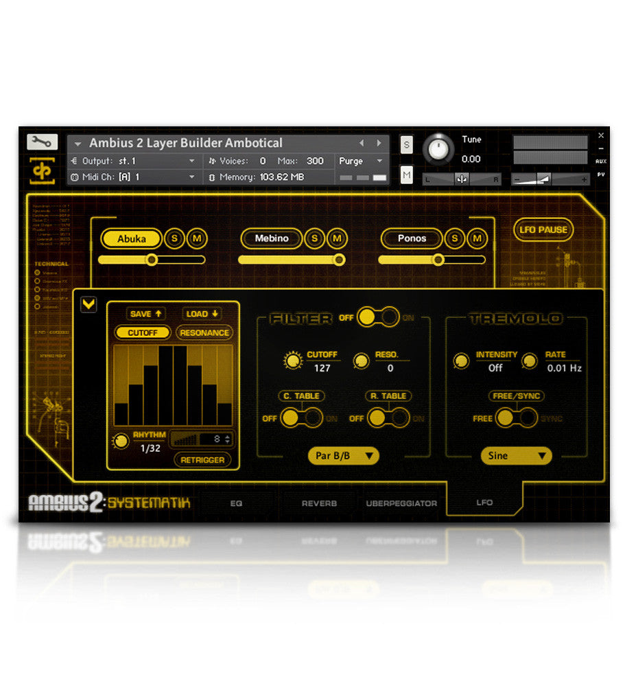Soundiron Ambius 2: Systematik