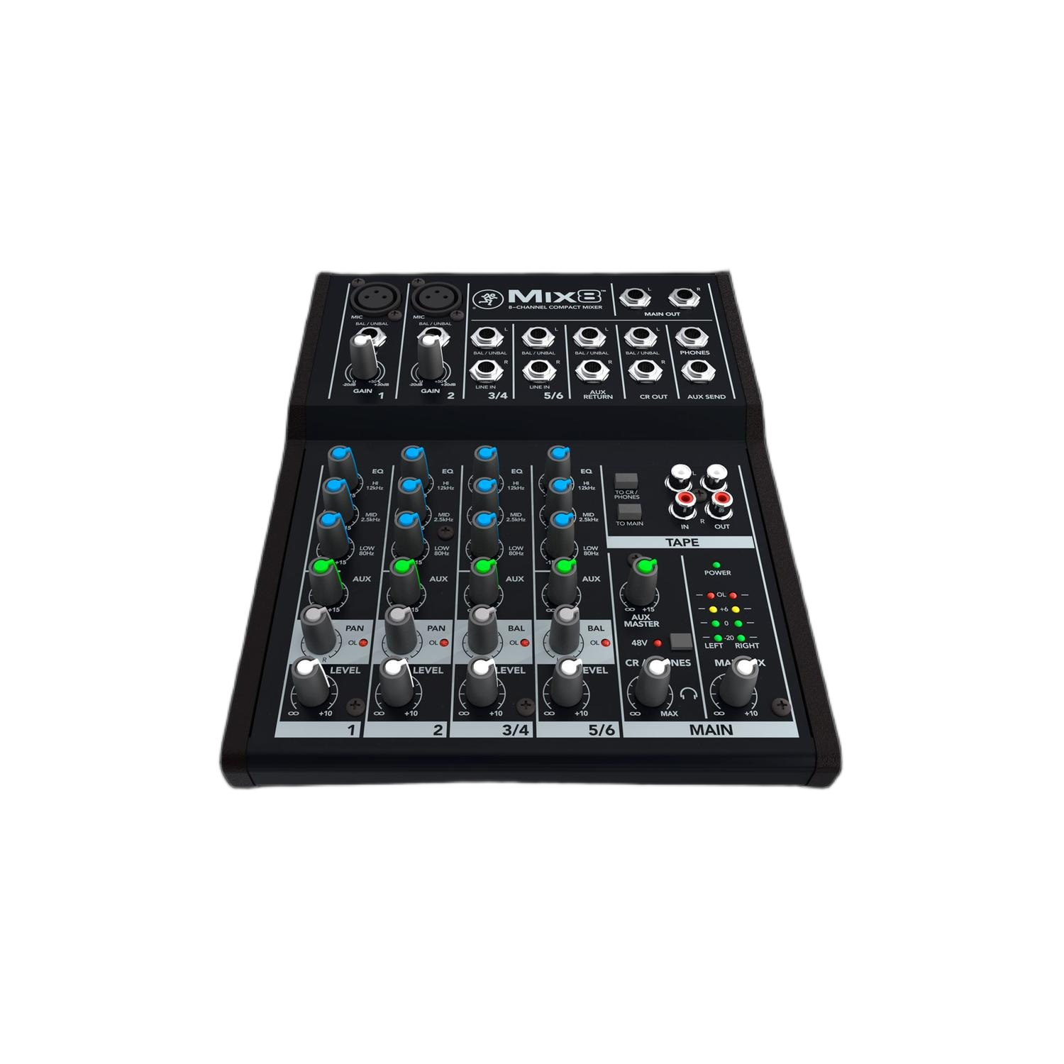 Mackie Mix8 8-Channel Compact Mixer
