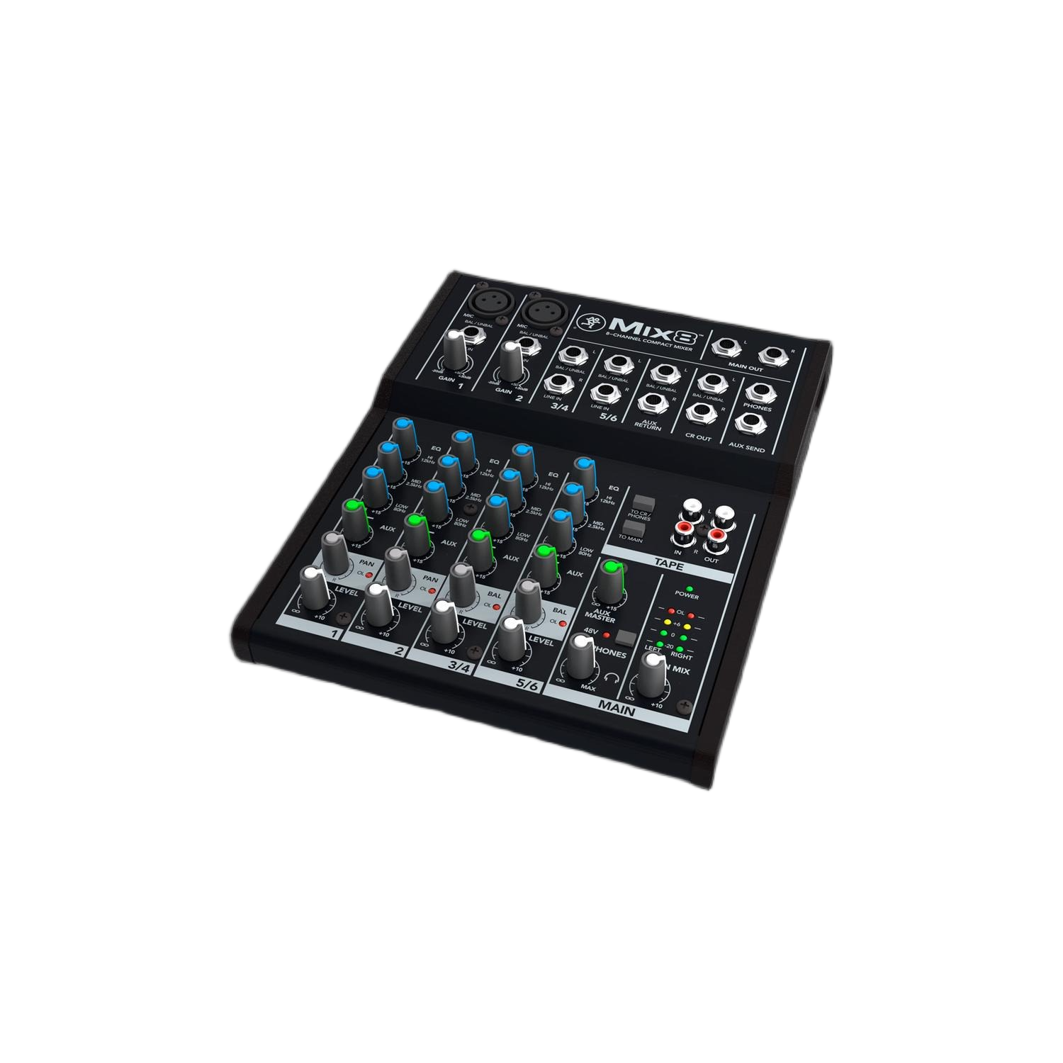 Mackie Mix8 8-Channel Compact Mixer