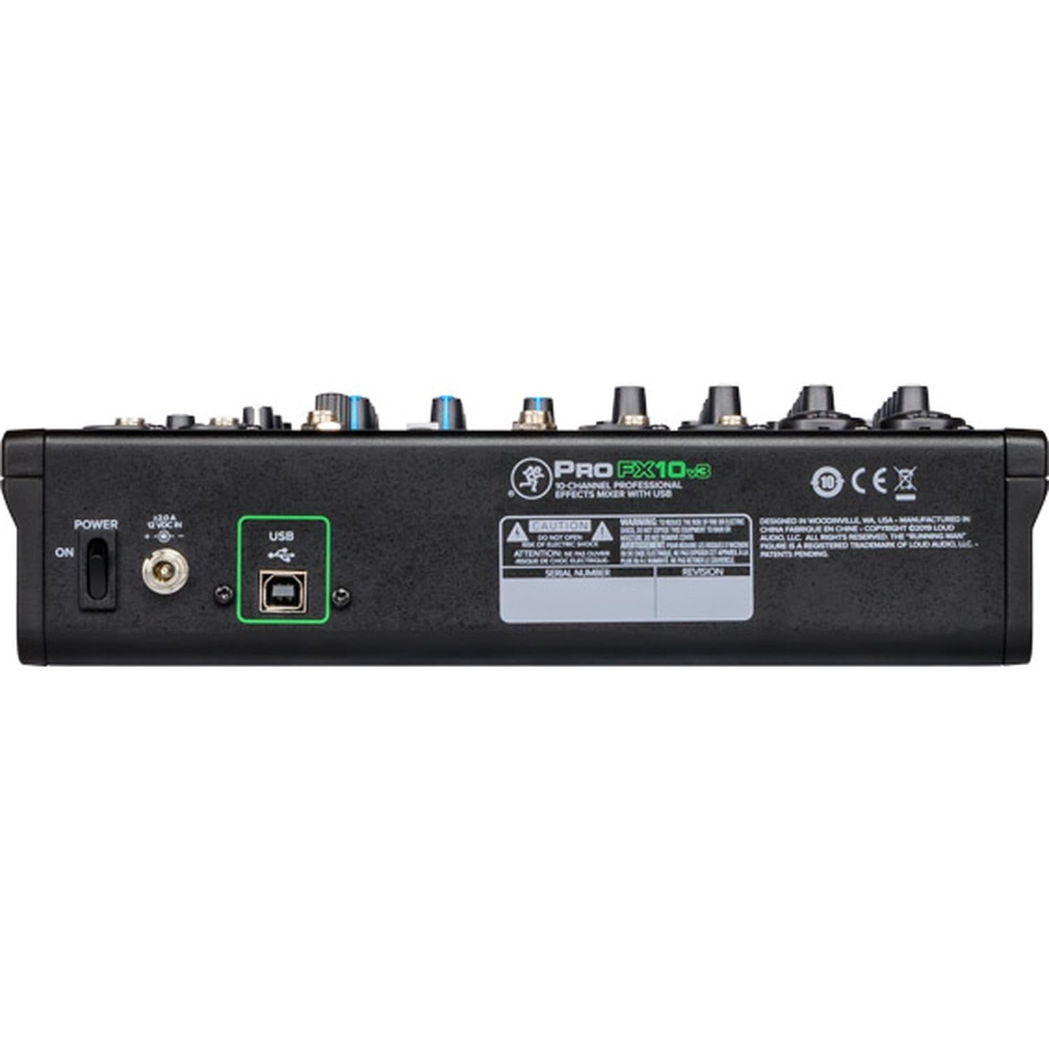 Mackie Profx 10v3 10 Channel Professional Effect Mixer with USB