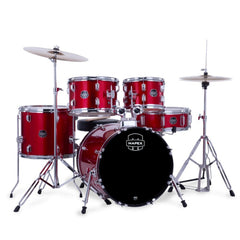 Mapex CM5844FTC Jazz Jr Comet 5 Piece Acoustic Drum Set with Hardware Throne & Cymbals