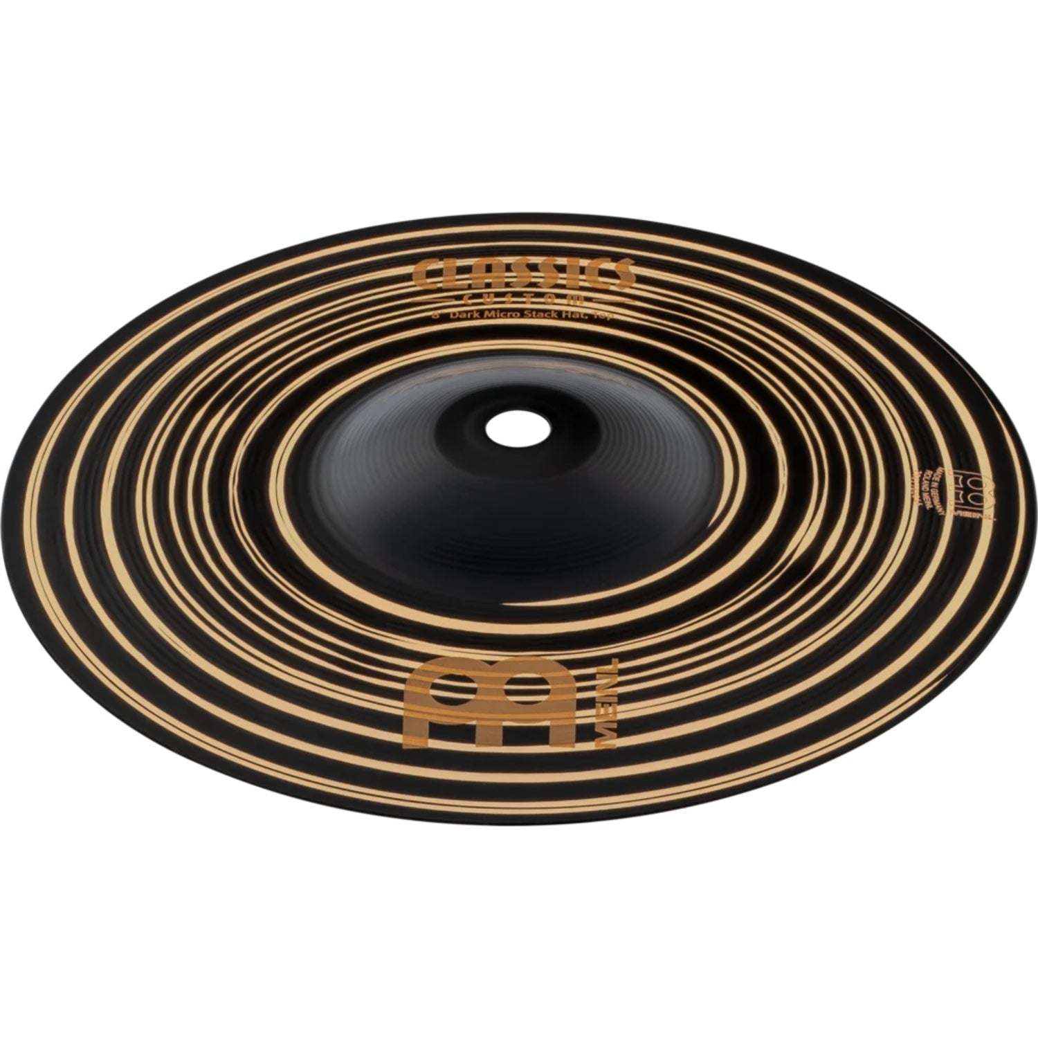 Meinl CC8DAH 8-inch Classic Custom Dark Micro Stack Hi-Hat Cymbal