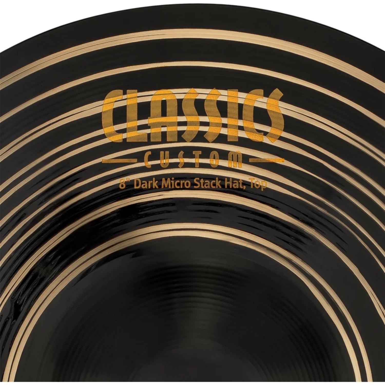 Meinl CC8DAH 8-inch Classic Custom Dark Micro Stack Hi-Hat Cymbal
