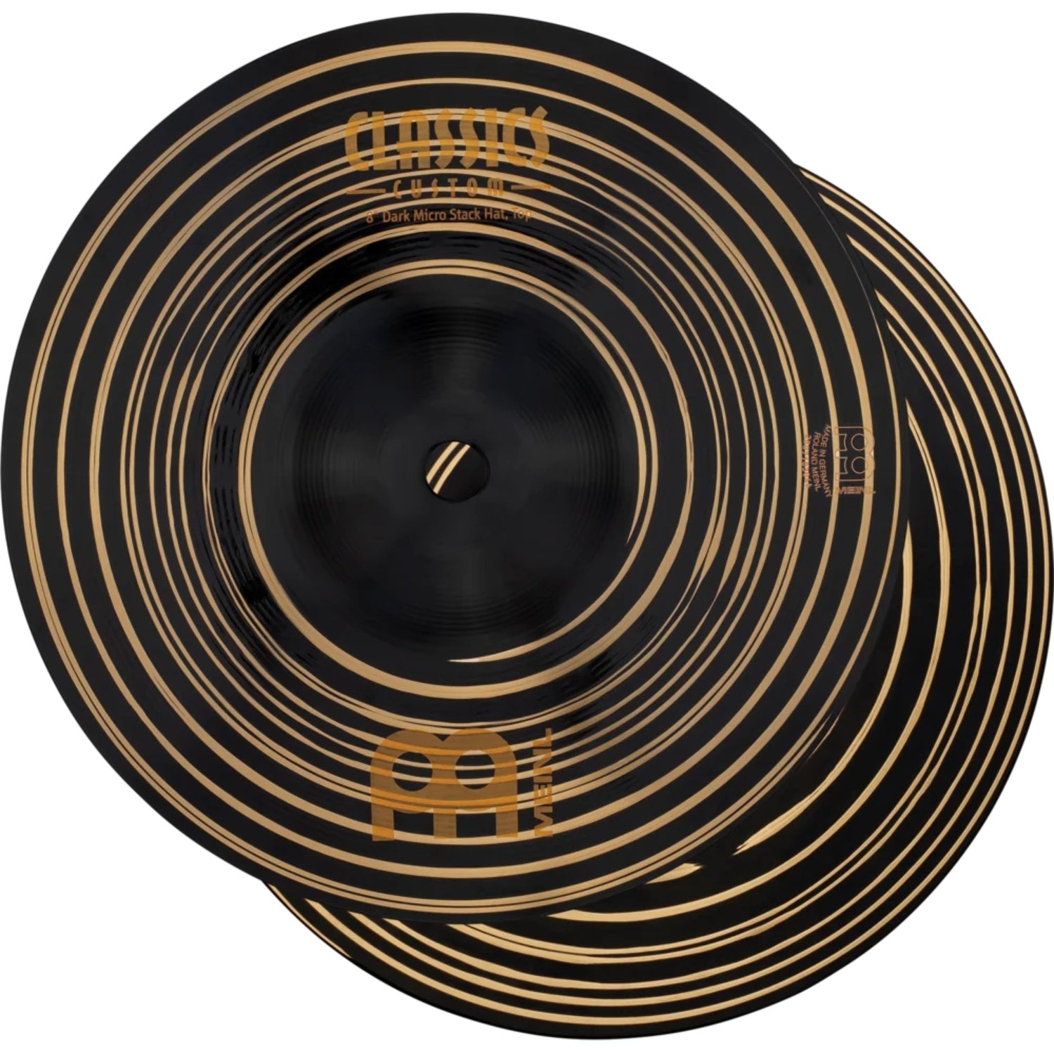 Meinl CC8DAH 8-inch Classic Custom Dark Micro Stack Hi-Hat Cymbal
