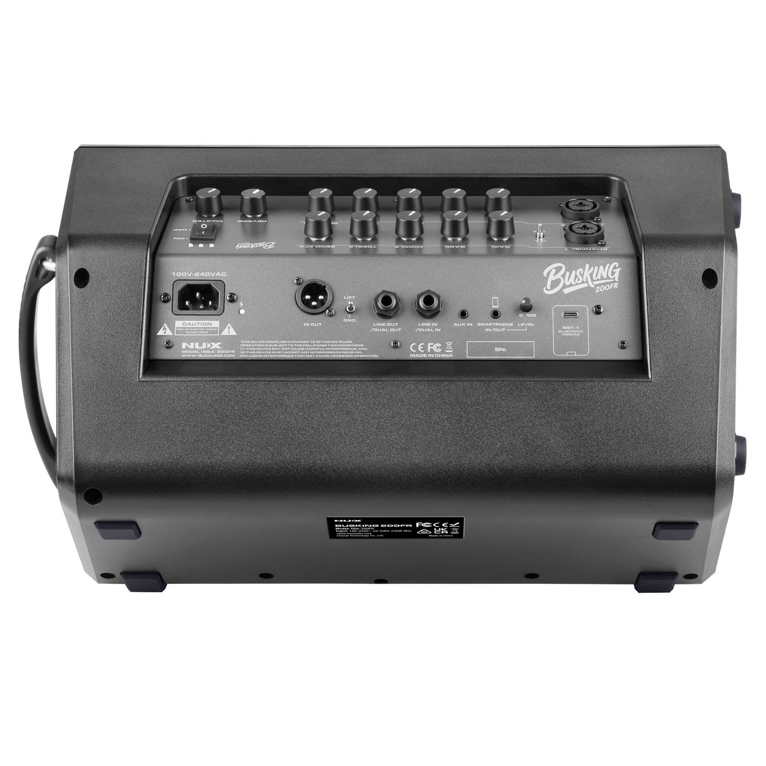 Nux Busking 200FR 276W Busking Portable Guitar Amplifiers