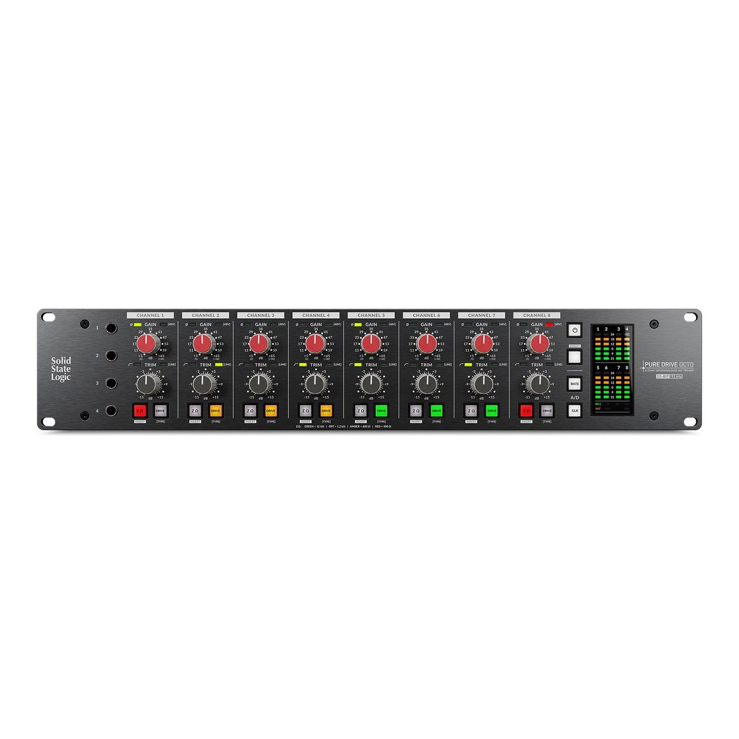 Solid State Logic PureDrive Octo 8-Channel Microphone Preamp