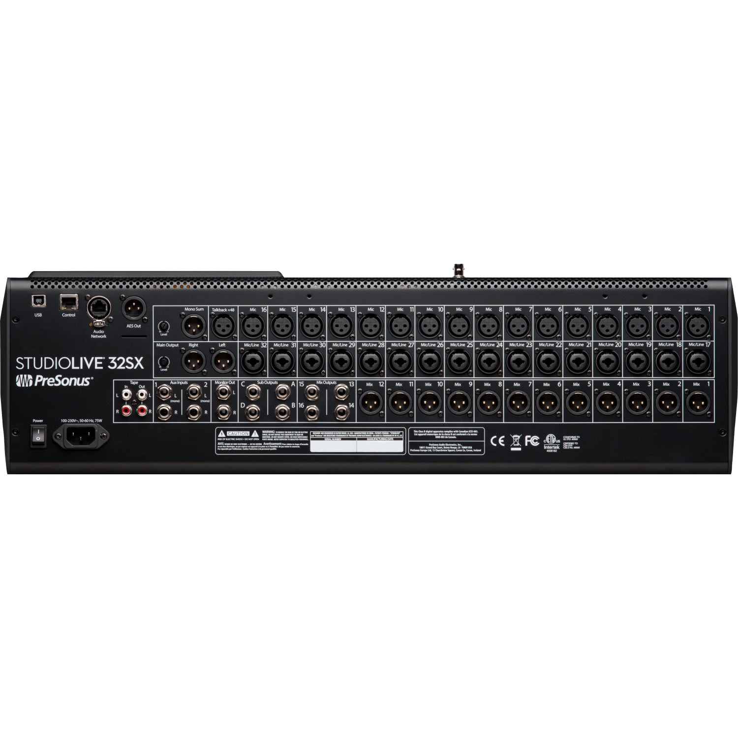 Presonus StudioLive 32SX 32-Channel Digital Mixer and USB Audio Interface