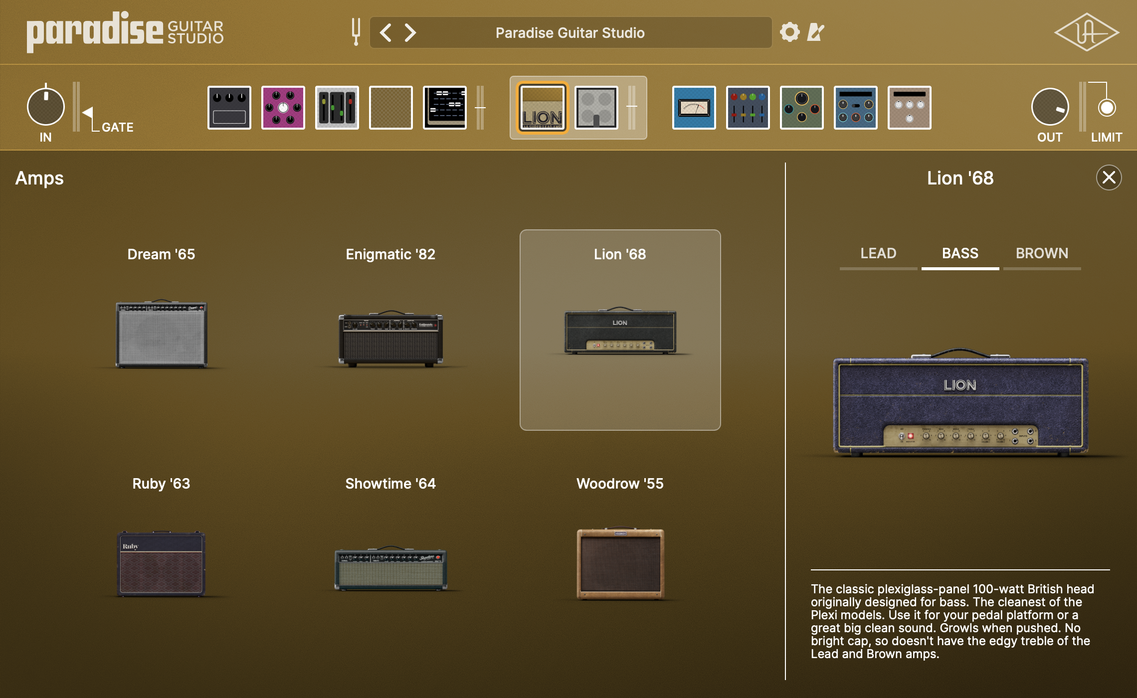 Universal Audio Paradise Crossgrade from Showtime '64