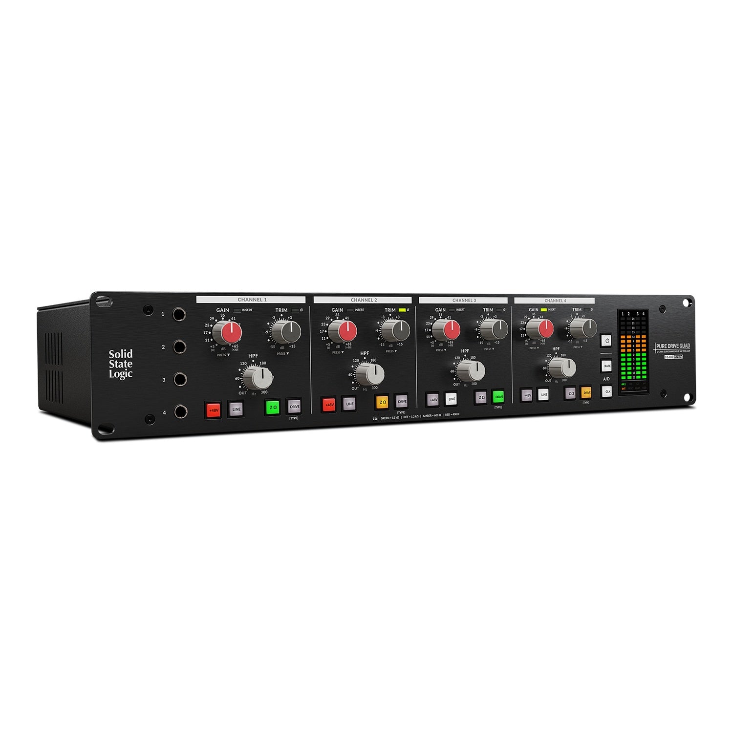 Solid State Logic PureDrive Quad 4-Channel Microphone Preamp