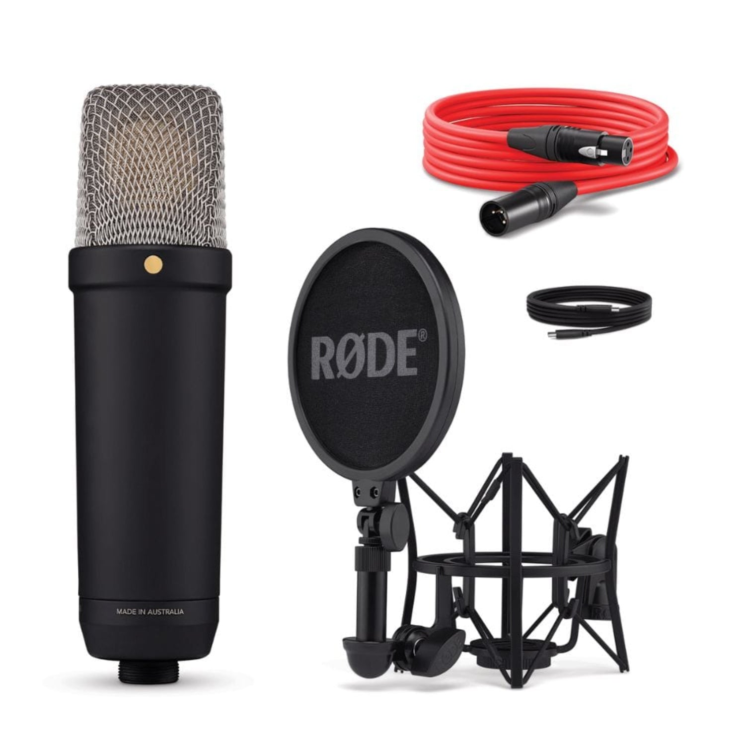 rode condenser microphones rode nt1 5th generation large-diaphragm cardioid studio condenser microphone kit