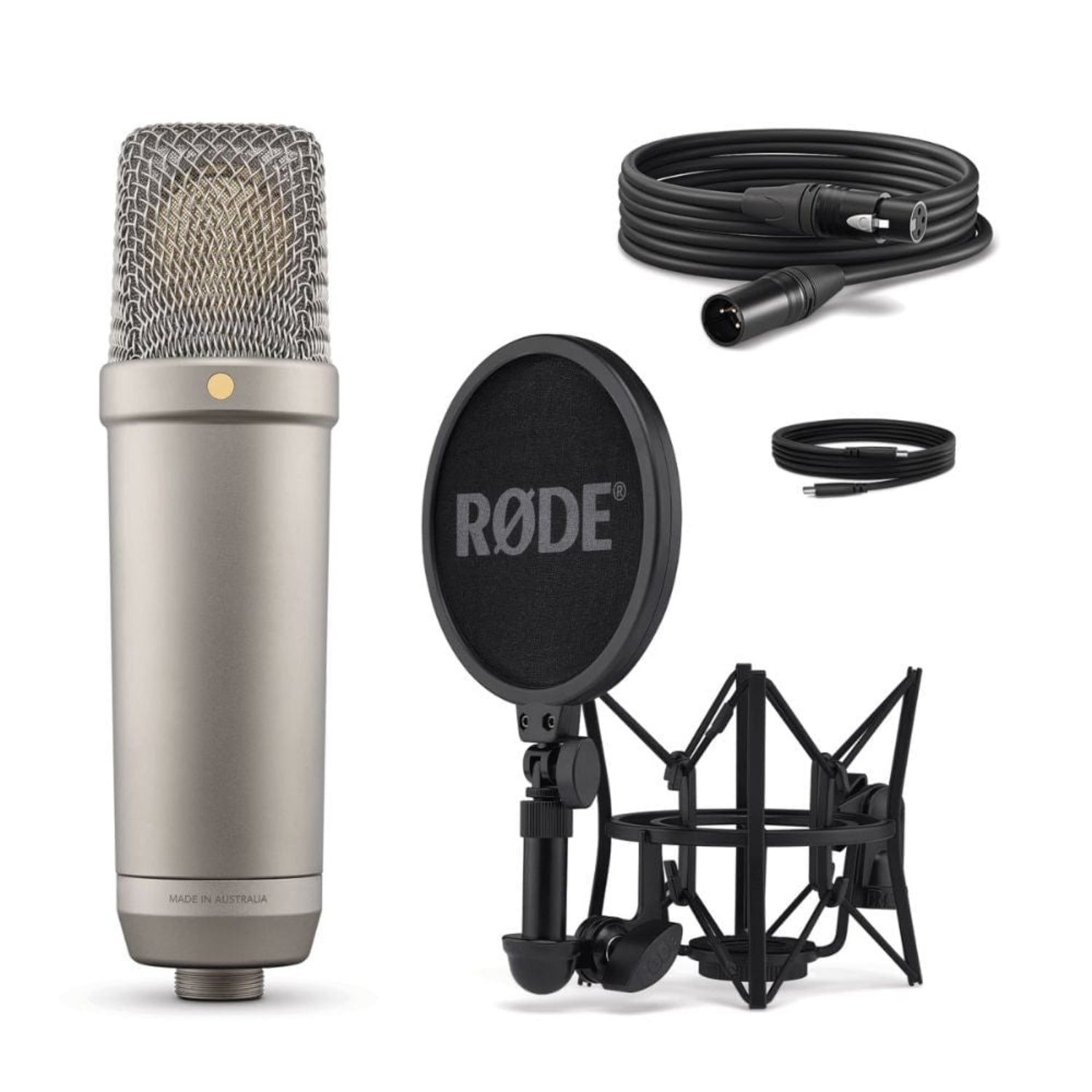 rode condenser microphones rode nt1 5th generation large-diaphragm cardioid studio condenser microphone kit