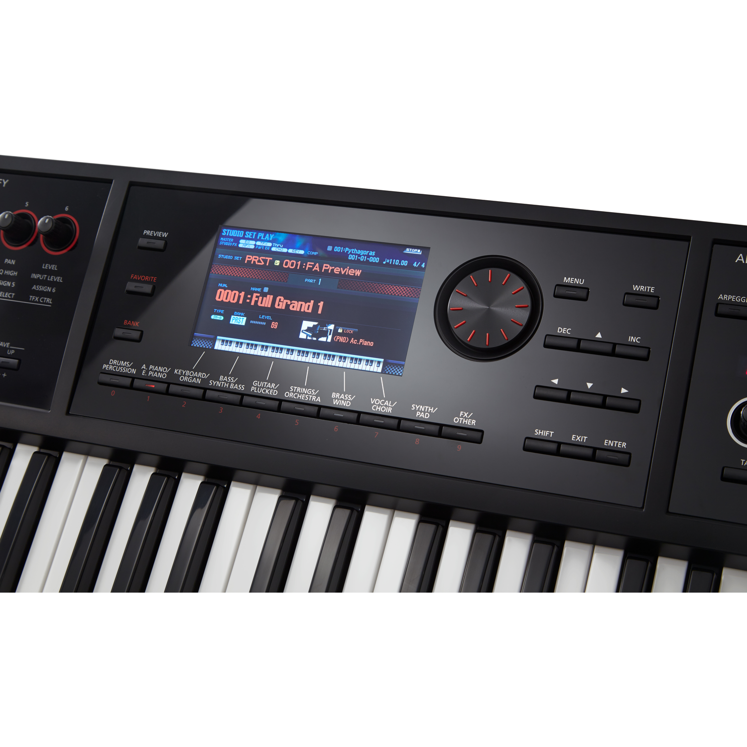 Roland FA-07 76-Key Workstation MIDI Keyboard