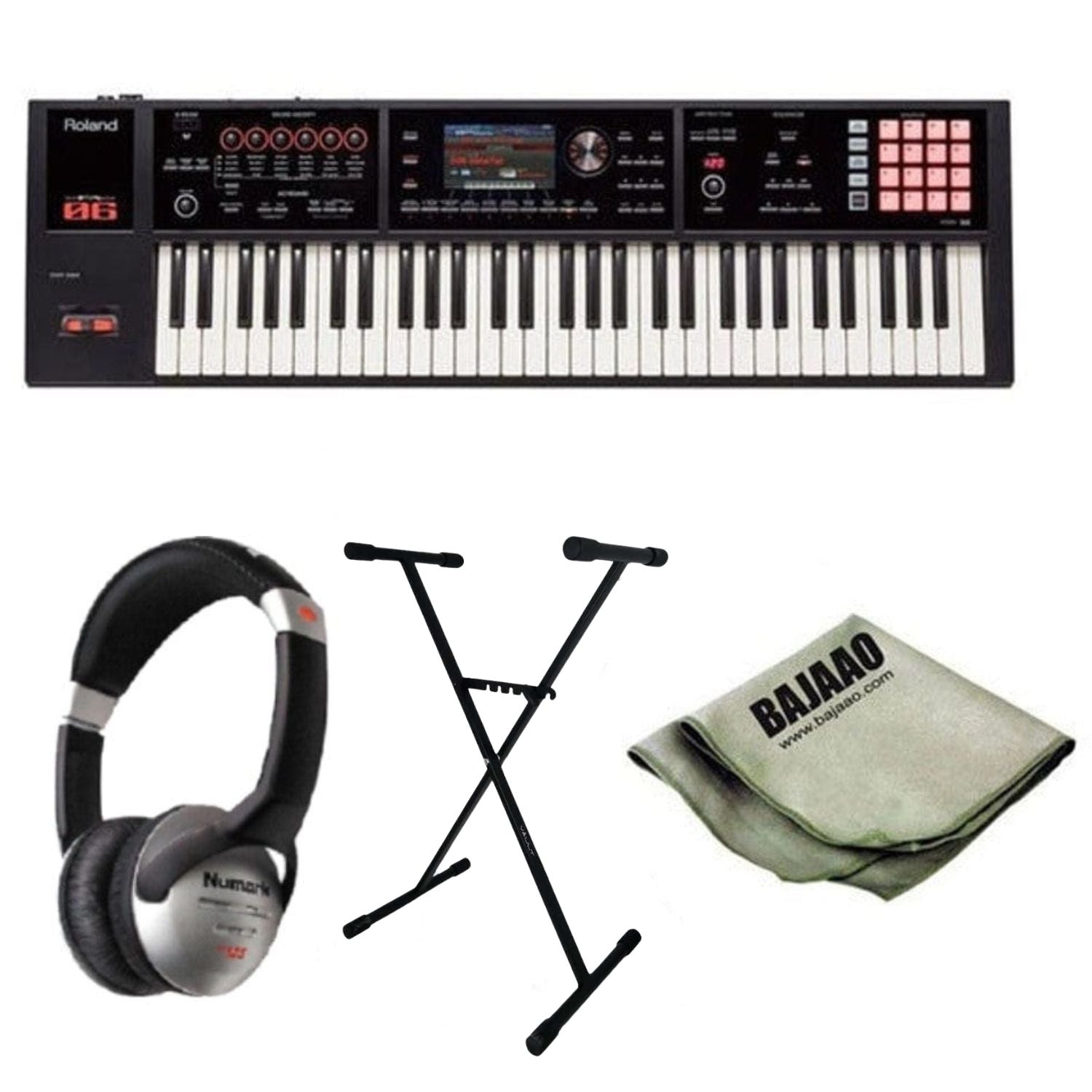 Roland FA-06 61-Key Music Workstation Standard Bundle
