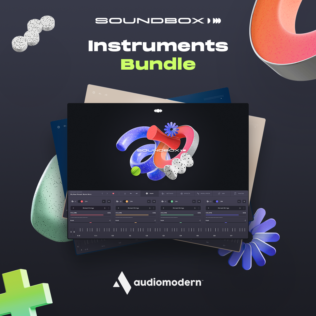 Audiomodern Soundbox MPE Sampler Engine and Instrument Bundle
