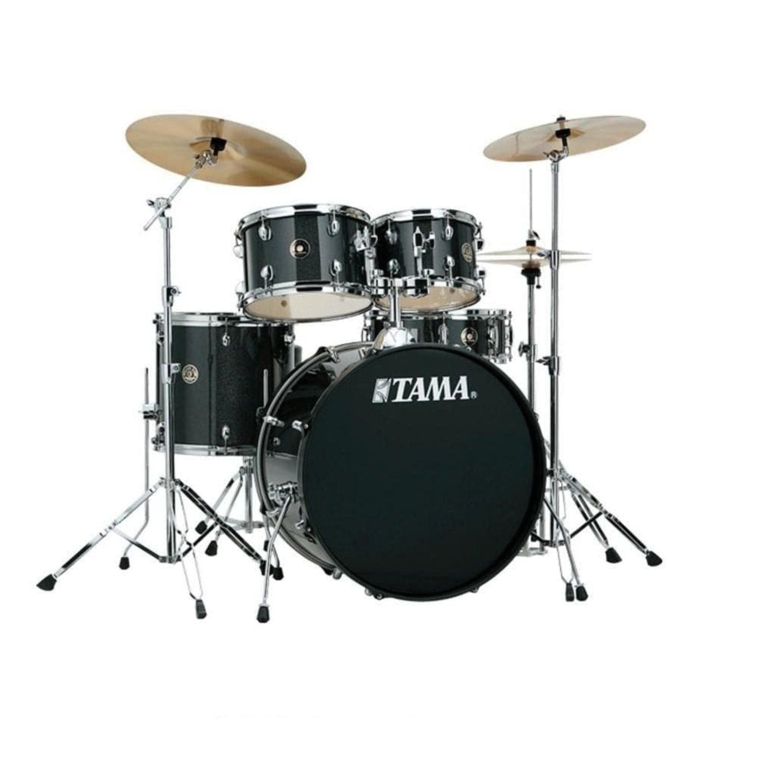 tama acoustic drum kits charcoal mist tama rm52kh5 rhythm mate 5-piece acoustic drum kit