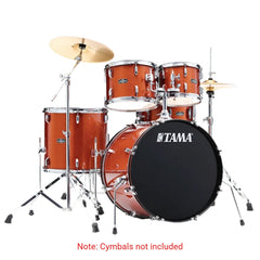Tama ST52H5 Stagestar 5 Piece Acoustic Drum Kit with Hardware, Throne