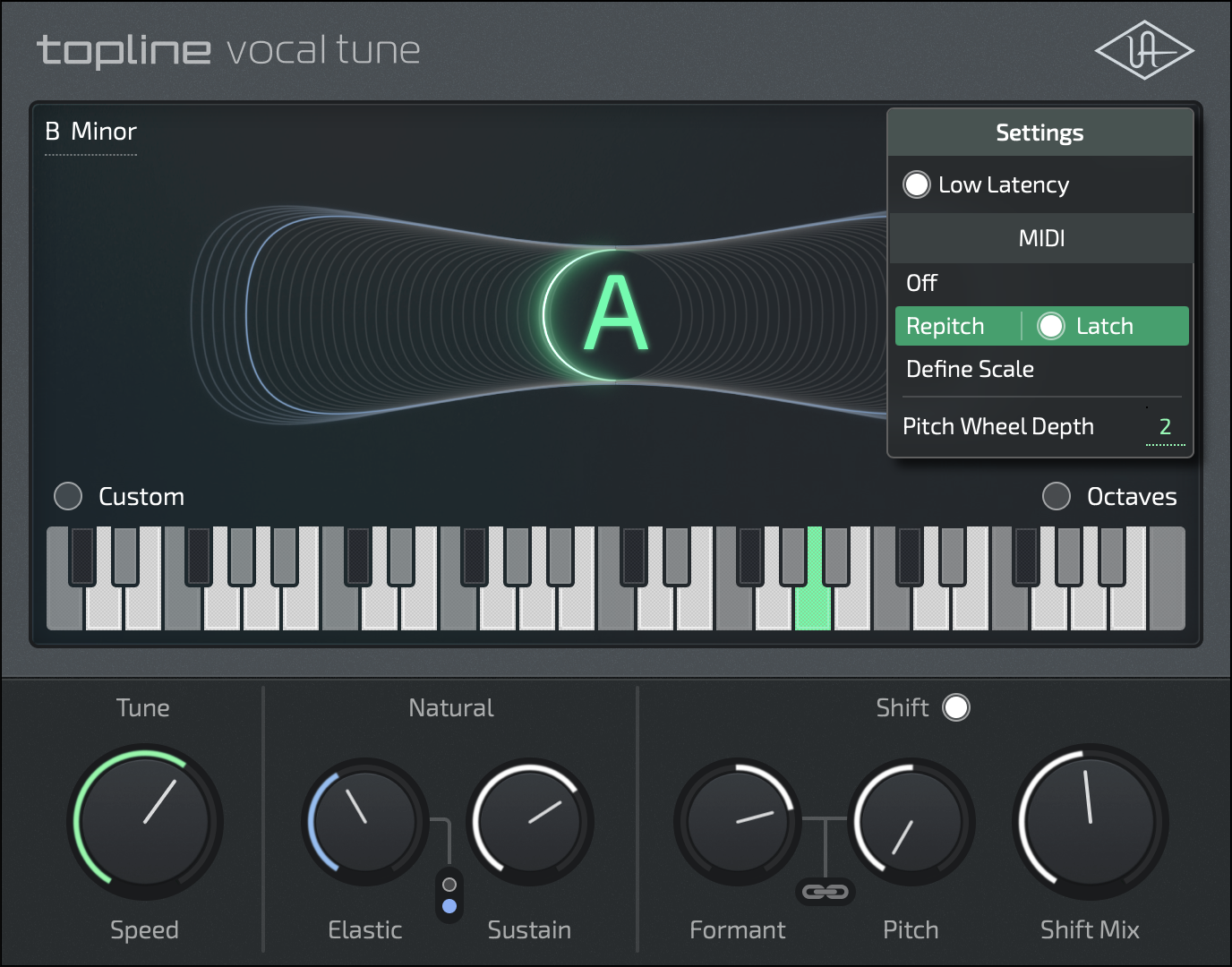 Universal Audio Topline Vocal Tune