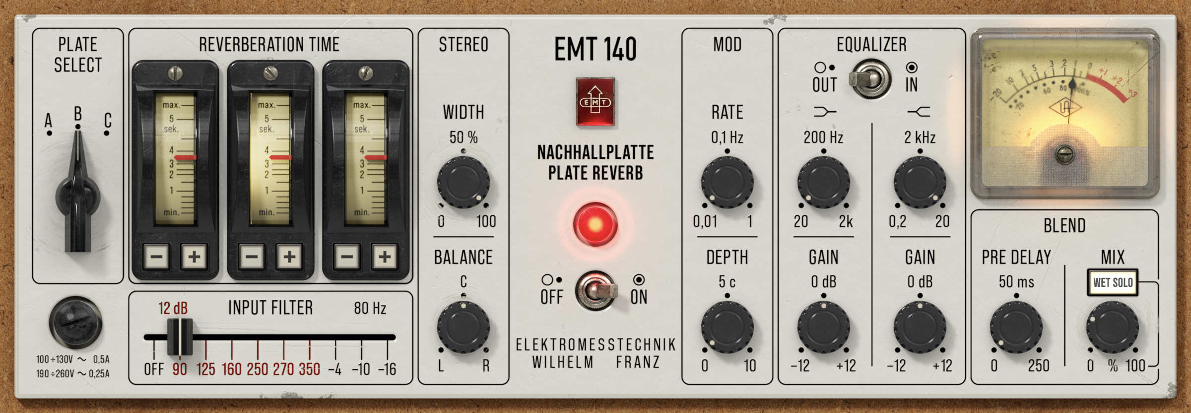 Universal Audio EMT 140 Classic Plate Reverberator