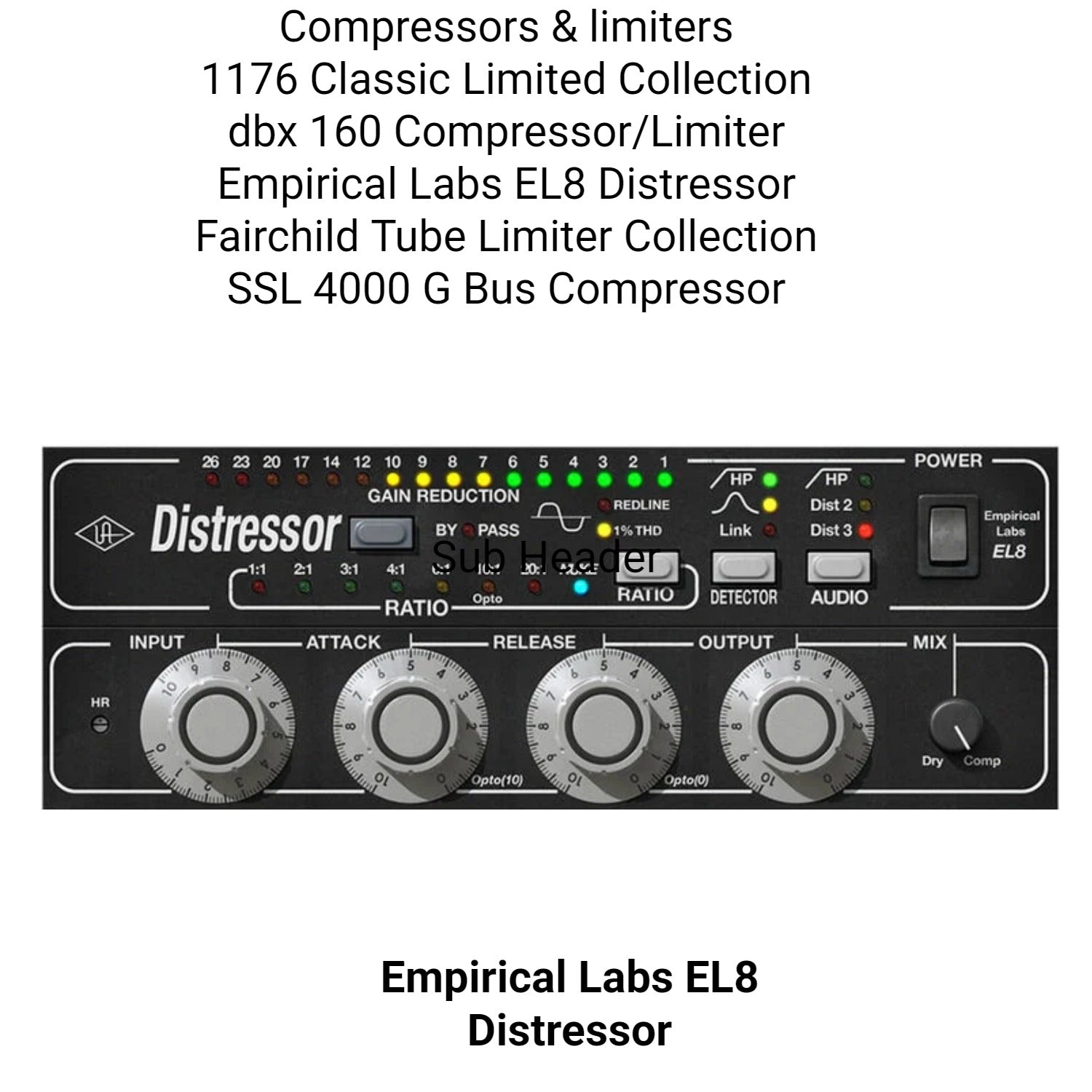 Universal Audio Hip-Hop 2-Pack Plug-In Bundle