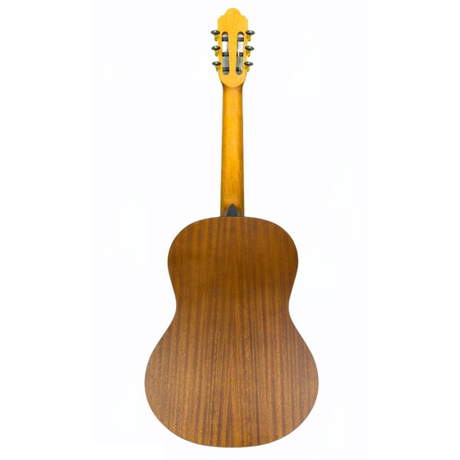 vault classical guitars natural matte vault cl-40 4/4 size premium solid spruce-top classical guitar with gigbag