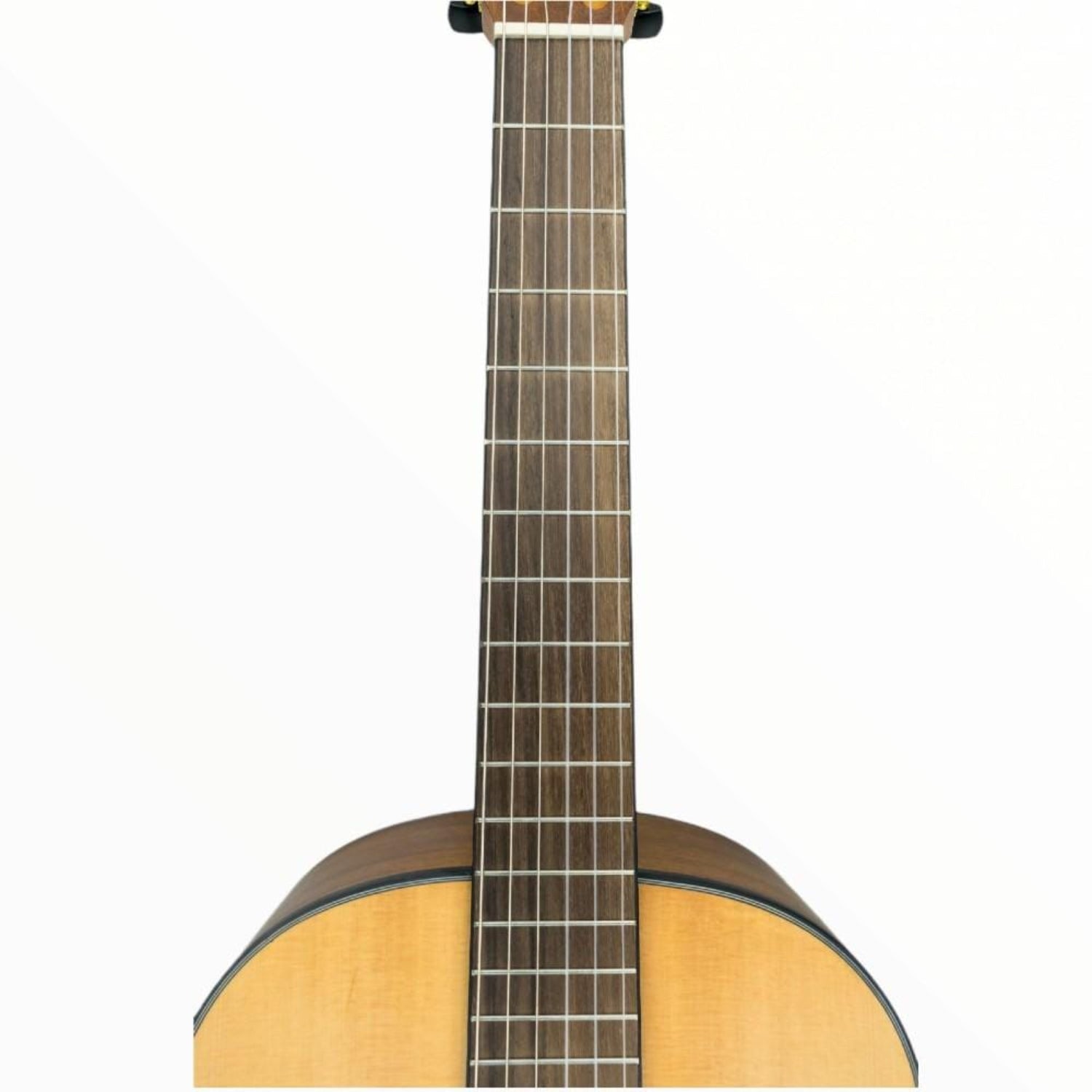 vault classical guitars natural matte vault cl-40 4/4 size premium solid spruce-top classical guitar with gigbag