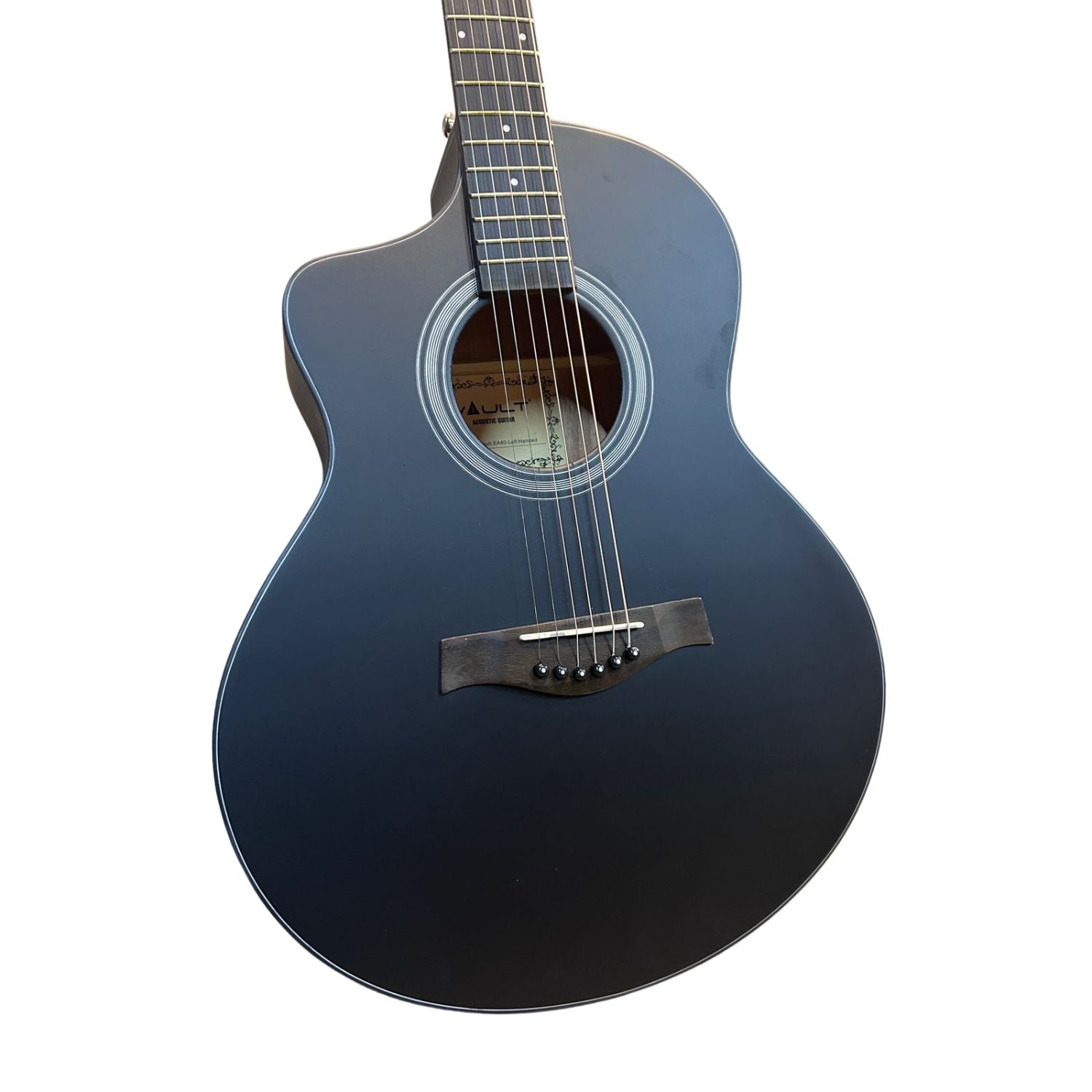 Vault EA40 41 inch Premium Solid Spruce-Top Cutaway Acoustic Guitar - Open Box
