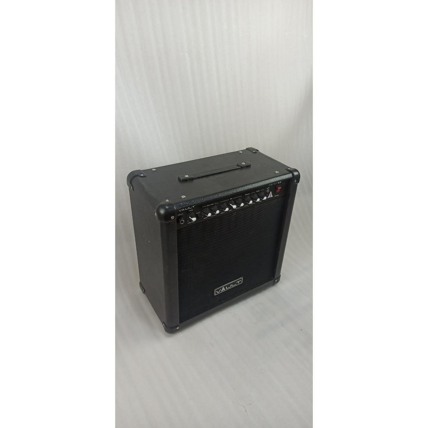 Vault Frenzy 40 Watt Combo Guitar Amplifier with Analog Distortion, Reverb & Delay All Playable Together - Open Box