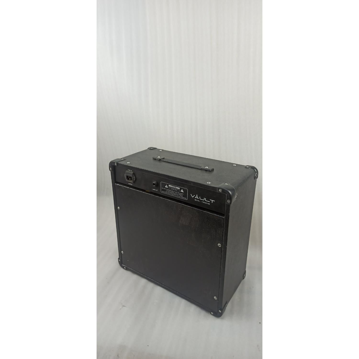 Vault Frenzy 40 Watt Combo Guitar Amplifier with Analog Distortion, Reverb & Delay All Playable Together - Open Box