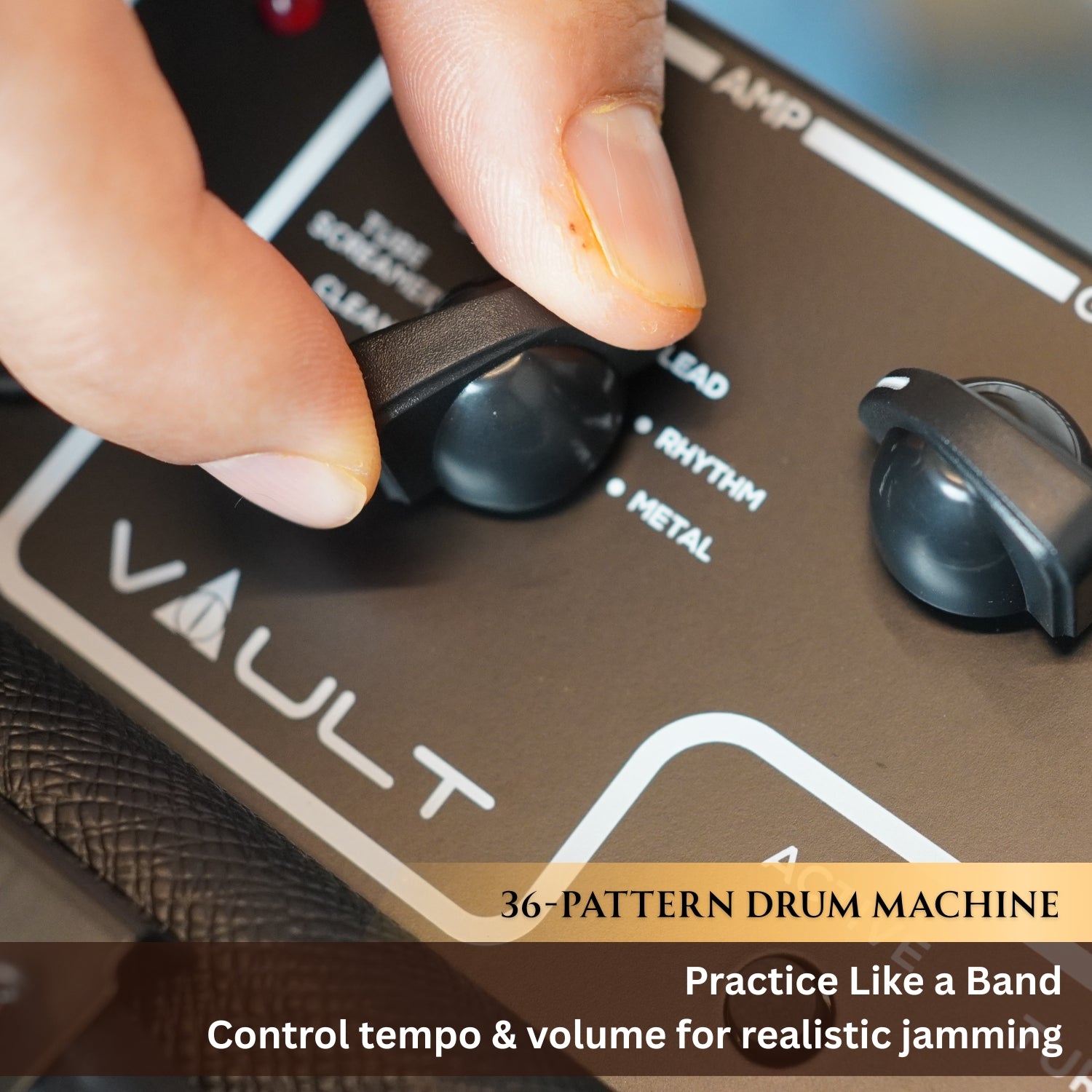 Vault Fury 30 Watt Digital Combo Guitar Amplifier with Effects and 36 Pattern Drum Machine