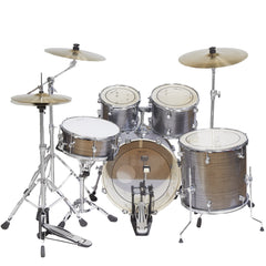 Vault Groover Plus 5-Piece Acoustic Drum Kit with Hardware, Cymbals & Throne