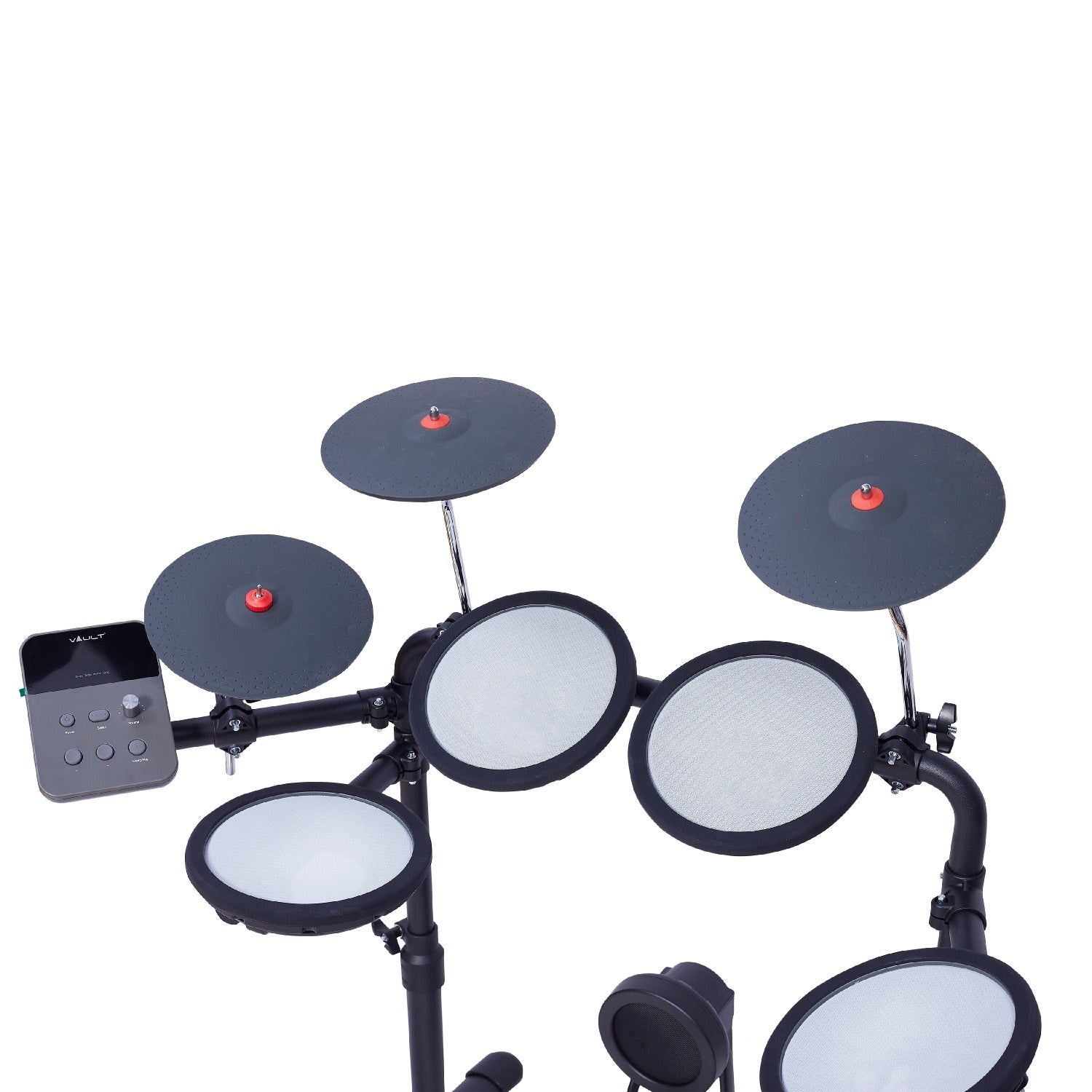 Vault Impact Junior Electronic Drum Kit for Kids with All-Mesh Pads, USB-C Module and 60+ Built-In Sounds β Junior Sized for Kids Under 12