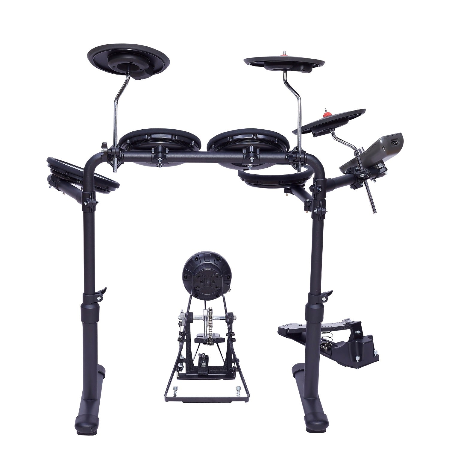 Vault Impact Junior Electronic Drum Kit for Kids with All-Mesh Pads, USB-C Module and 60+ Built-In Sounds β Junior Sized for Kids Under 12