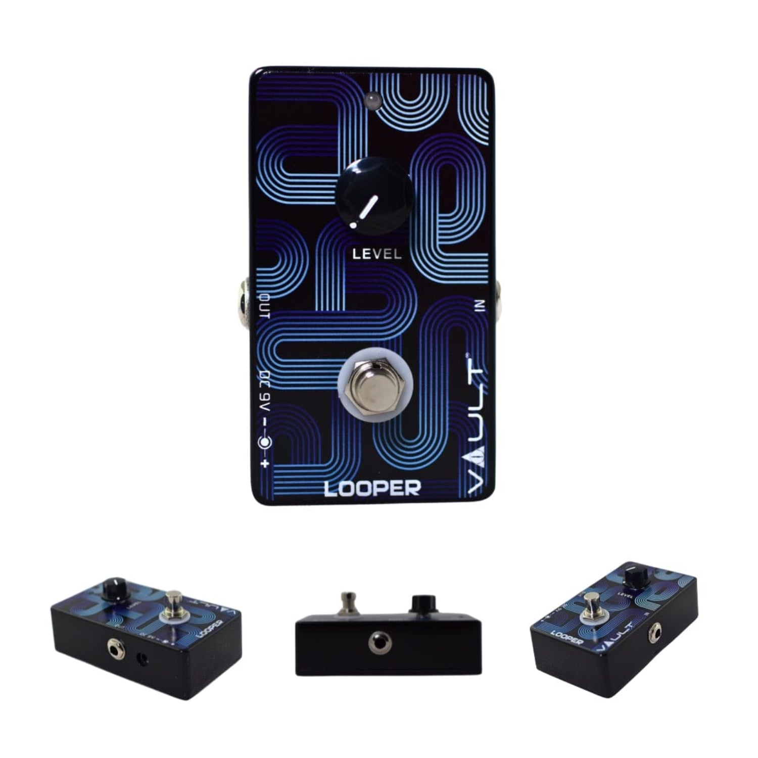 vault effect pedals vault looper guitar effects pedal with 10 minutes looping and unlimited overdubs