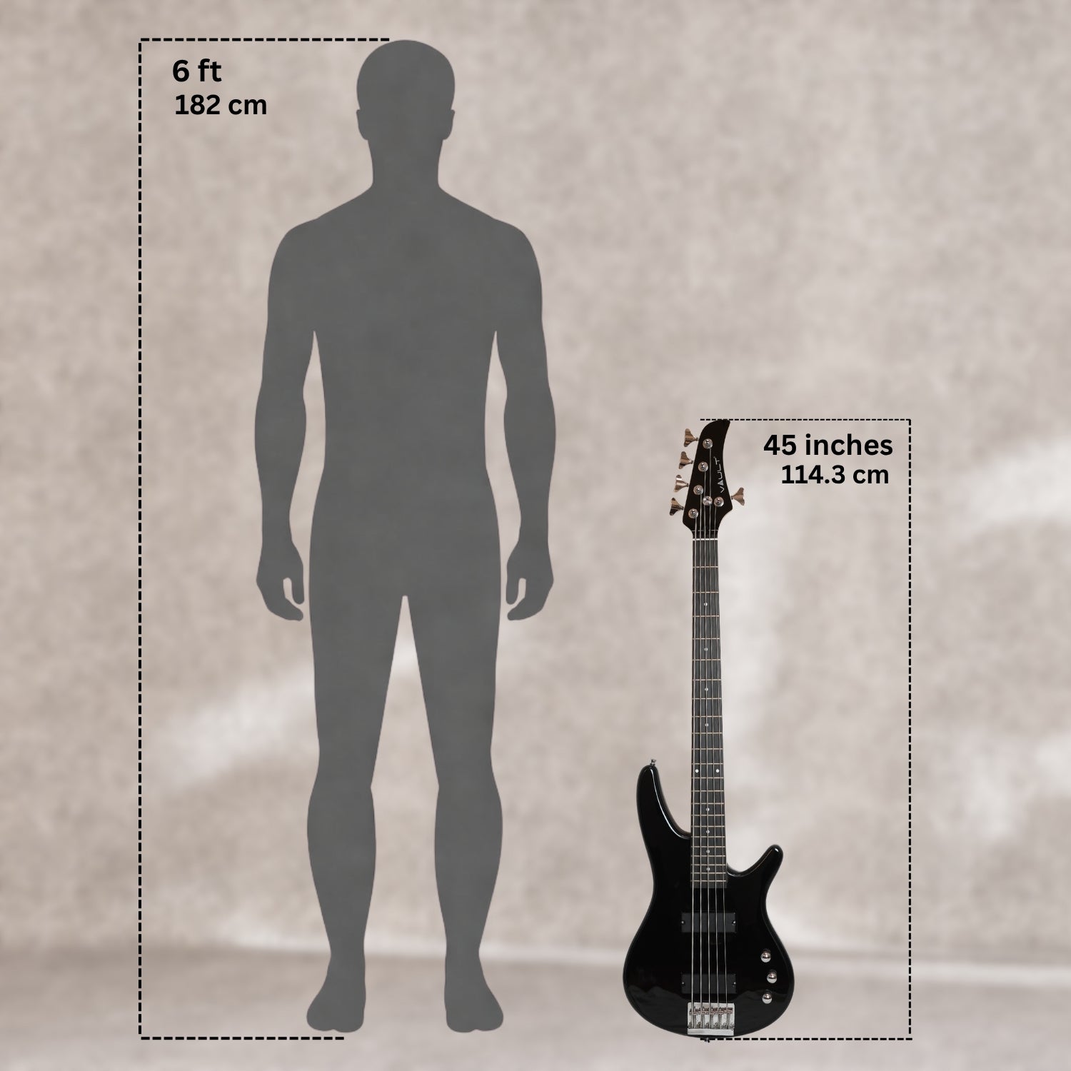 Vault PB5 Precision 5-String Bass Guitar