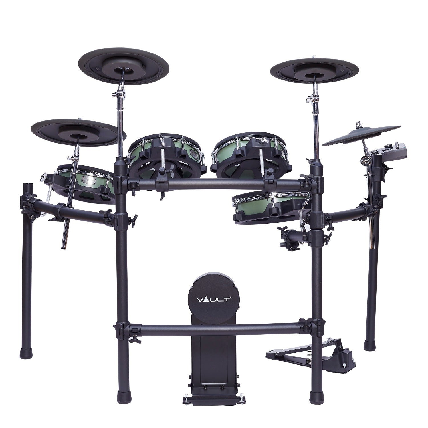 Vault Performer Electronic Drum Kit with Full-Size Mesh Pads, Triple Zone Cymbals and Advanced Module with 900+ Sounds